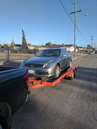 The best cars come home on trailers.
